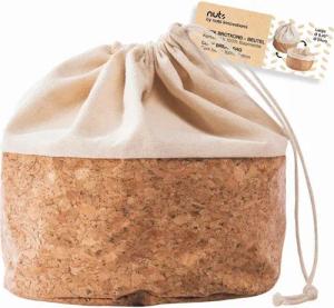 Nuts Brotkorb und Beutel mit Korkboden,