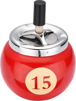 CHAMP Aschenbecher DREHASCHENBECHER Pool Ball Ø10cm