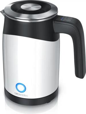 Arendo Wasserkocher aus Edelstahl, Reisewasserkocher Mini,