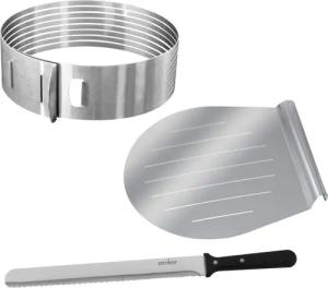 Zenker Torten-Schneidhilfe Tortenboden Schneidhilfe mit Konditormesser