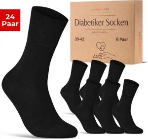sockenkauf24 Diabetikersocken aus 97% Baumwolle ohne