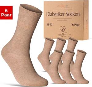 sockenkauf24 Diabetikersocken aus 97% Baumwolle ohne