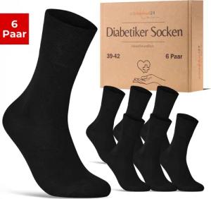 sockenkauf24 Diabetikersocken aus 97% Baumwolle ohne