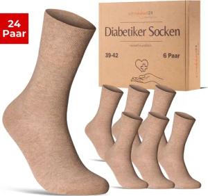 sockenkauf24 Diabetikersocken aus 97% Baumwolle ohne
