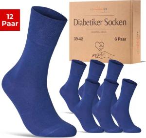 sockenkauf24 Diabetikersocken aus 97% Baumwolle ohne