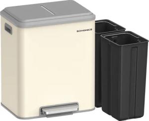 SONGMICS Mülleimer, Küche, Mülltrennsystem 2 x