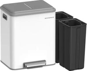 SONGMICS Mülleimer, Küche, Mülltrennsystem 2 x