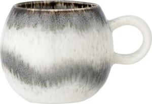 Bloomingville Tasse Paula, Steingut, Grau/Weiß, 250ml,