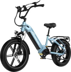 ECORUSH E-Bike Mountainbike 20*4,0 Zoll Elektrofahrrad