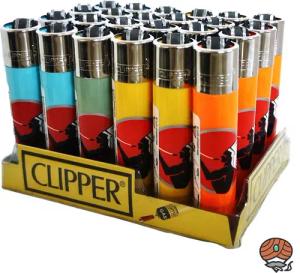 Sibastore Feuerzeuge 24er Pack Clipper Feuerzeuge