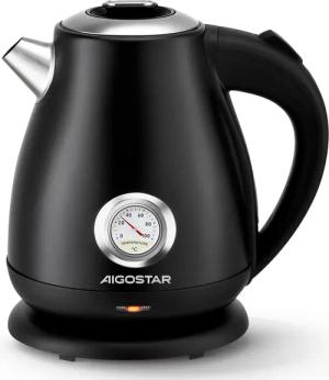 Aigostar Wasserkocher Retro Edelstahl Wasserkocher mit