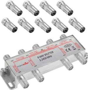 Poppstar Sat-Verteiler Splitter analog/digital SAT-Antenne (Umschalter