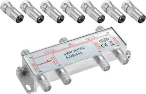 Poppstar Sat-Verteiler Splitter analog/digital SAT-Antenne (Umschalter