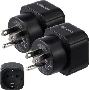 kwmobile 2er Set Reise Adapter USA
