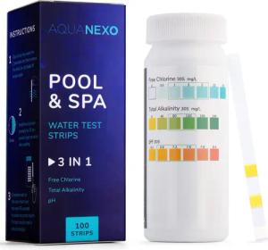 AquaNexo Wasserteststreifen Aquanexo Pool Teststreifen 3in1