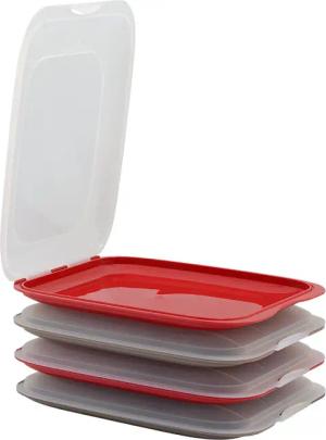Engelland Frischhaltedose Aufschnittdosen, Aufschnittbox, PP-Kunststoff, BPA-frei,