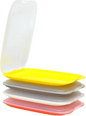 Engelland Frischhaltedose Aufschnittdosen, Aufschnittbox, PP-Kunststoff, BPA-frei,