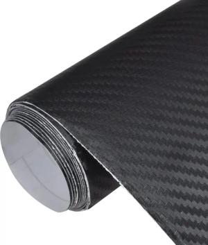 vidaXL Aufkleber Autofolie 3D Schwarz 100x150