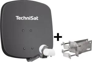 TechniSat DIGIDISH 45 Universal-Twin-LNB, An-Rohr-Fitting Sat-Spiegel
