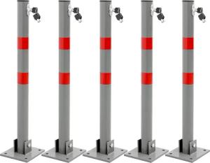 ECD Germany Absperrpfosten Parkplatzsperre Klappbare mit