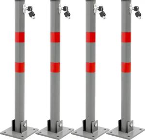 ECD Germany Absperrpfosten Parkplatzsperre Klappbare mit