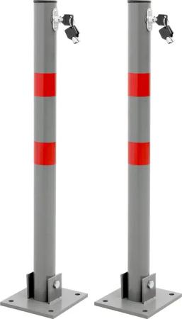 ECD Germany Absperrpfosten Parkplatzsperre Klappbare mit