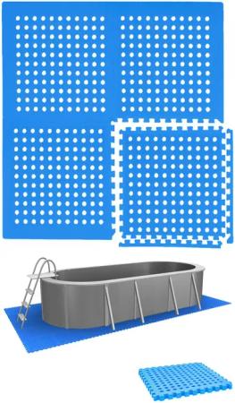 eyepower Bodenmatte 1m² Poolmatte aus 4