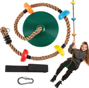 TURFEE Kletterseil Baumschaukel Outdoor Kinderschaukel Plattform