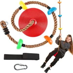 TURFEE Kletterseil Baumschaukel Outdoor Kinderschaukel Plattform