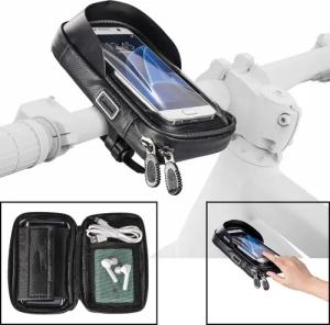 Hama Handy-Halterung Universal Fahrrad-Halterung Lenker-Halter, (360°