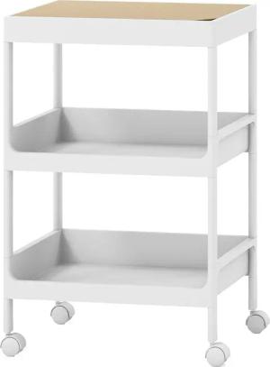 COSTWAY Rollwagen, Küche, schmal, mit Rollen