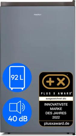 Medion® Kühlschrank MD 37767, silber, 84.5