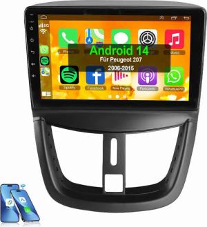 ESSGOO Für Peugeot 207 2006-2015 Android
