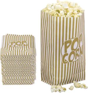 relaxdays Snackschale Retro Popcorntüten 144er Set,