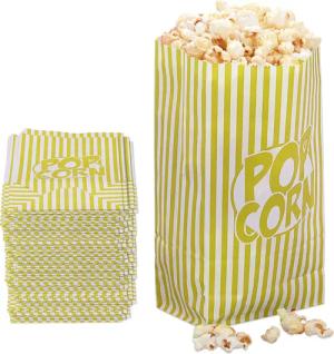 relaxdays Snackschale Retro Popcorntüten 144er Set,