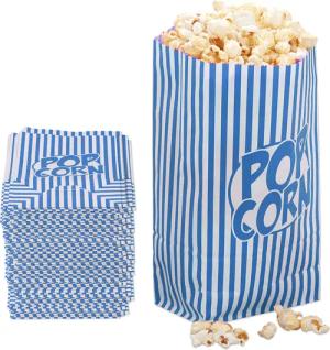 relaxdays Snackschale Retro Popcorntüten 144er Set,