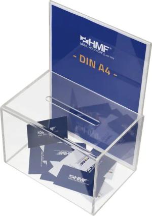 HMF Geldkassette Acryl Spendenbox 4691, Box