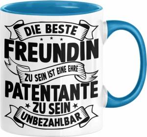 Trendation Tasse Patentante Geschenk Tasse Spruch