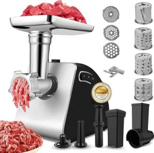 Tooluck Fleischwolf 2000W, Elektrische multi Küchenmaschine,