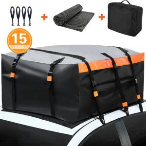 LUCKZON Dachbox Auto Dachkoffer Autodachtasche 500D