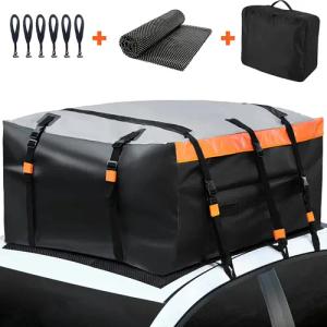 LUCKZON Dachbox Auto Dachkoffer Autodachtasche 500D