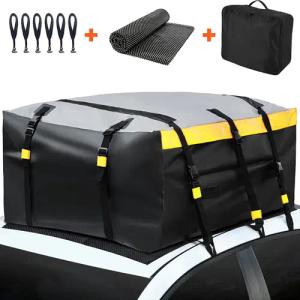LUCKZON Dachbox Auto Dachkoffer Autodachtasche 500D