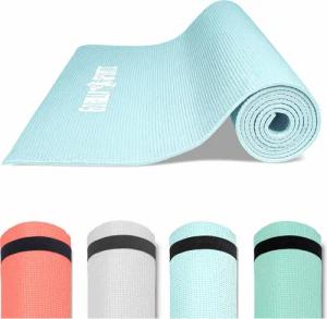 GORILLA SPORTS Yogamatte Fitnessmatte mit Tragegurt,