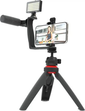 DigiPower Smartphone-Halterung 5-teiliges Vlogging Set mit