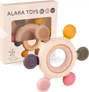 ALARA TOYS Beißring Babys Zahnungshilfe Zahnen