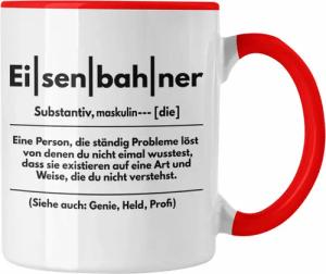 Trendation Tasse Trendation - Eisenbahner Geschenk