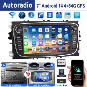 ESSGOO 7" Android 14 Für Ford