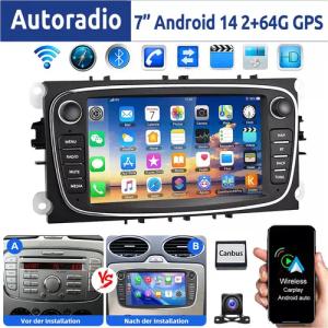 ESSGOO 7" Android 14 Für Ford