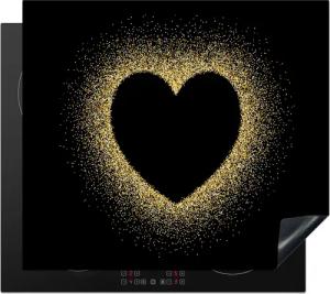 MuchoWow Herd-Abdeckplatte Herz - Gold -