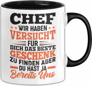 Trendation Tasse Chef Geschenk Tasse Wir
